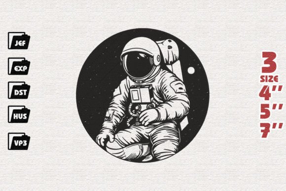 Galactic Astronaut Embroidery Review for Sellers