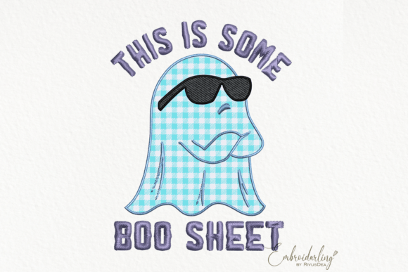 This is Some Boo Sheet Embroidery Applique Review
