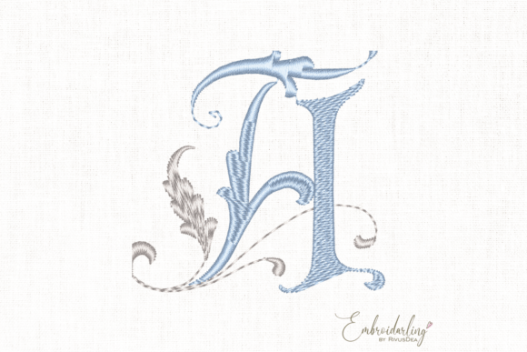 Vintage Floral a Machine Embroidery Letter Review